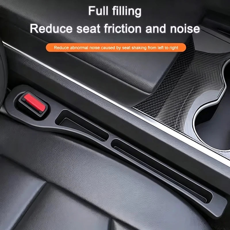 2Pcs Car Seat Gap Filler With Key & Phone Holder, Durable EVA Multi-Slot Auto Interior Storage Organizer Accessories