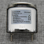 0-12 Hours 52mm Hour Meter Gauge with Red Backlight | 9-32V Clock for Car Boat RV detail view