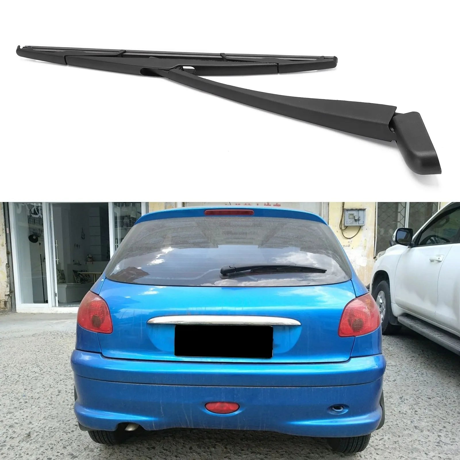 6429R2 Rear Wiper Arm and Blade Kit | Direct Replacement for Peugeot 106, 206, 206+