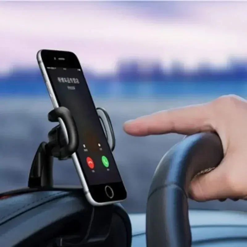 Universal Car Phone Holder | Dashboard Clip Mount GPS Bracket lifestyle view