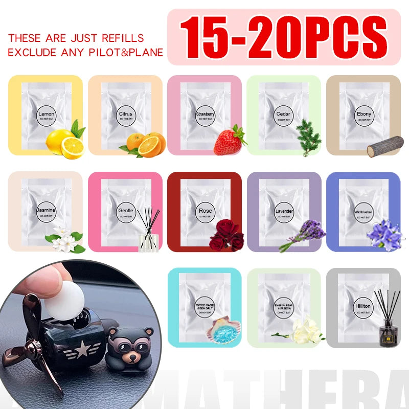 Car Air Freshener Refill Tablets | Replacement Fragrance Pods