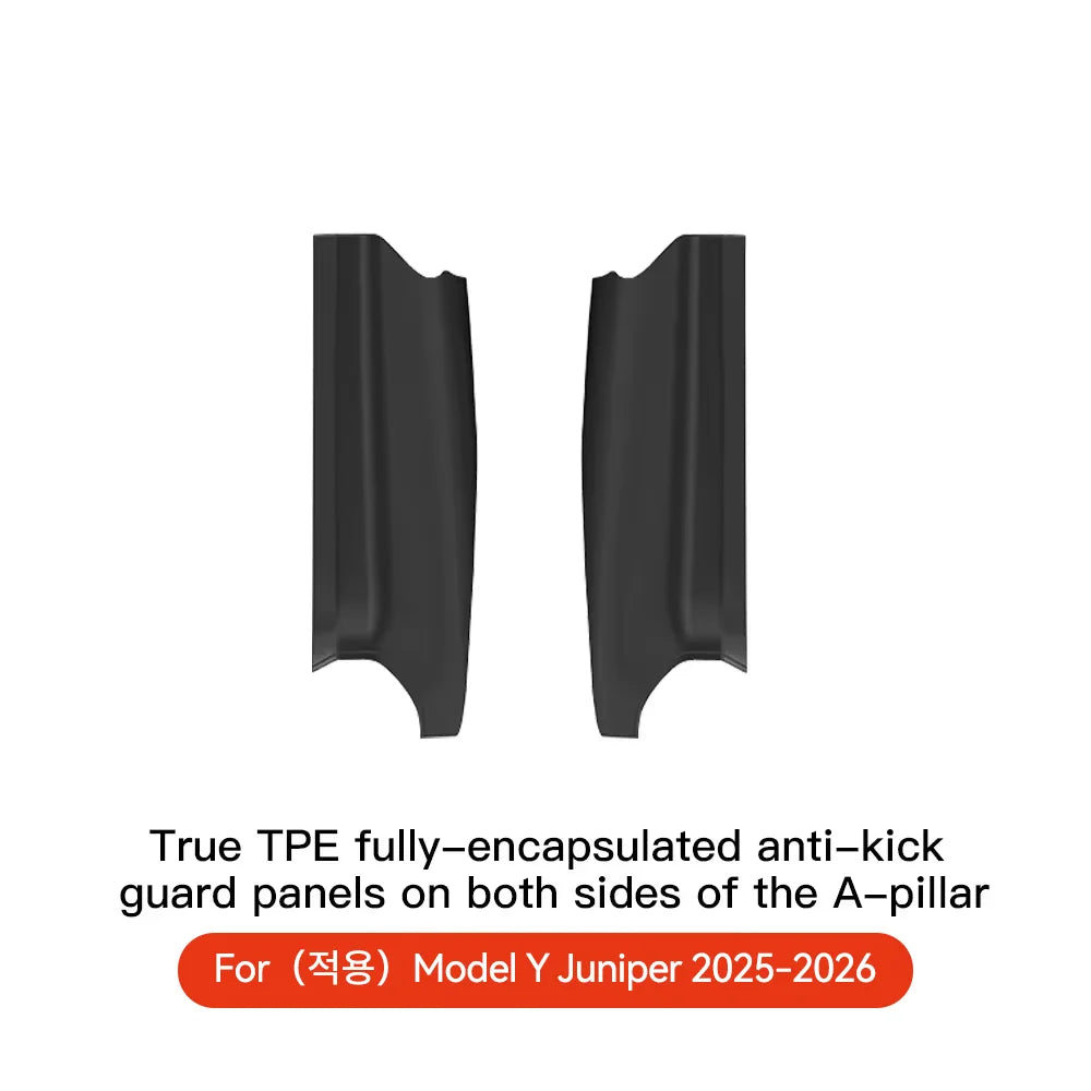 YZ for Tesla Model 3/Y Highland Juniper 2021-2025 Rear Door Sill Protection Strip close-up view