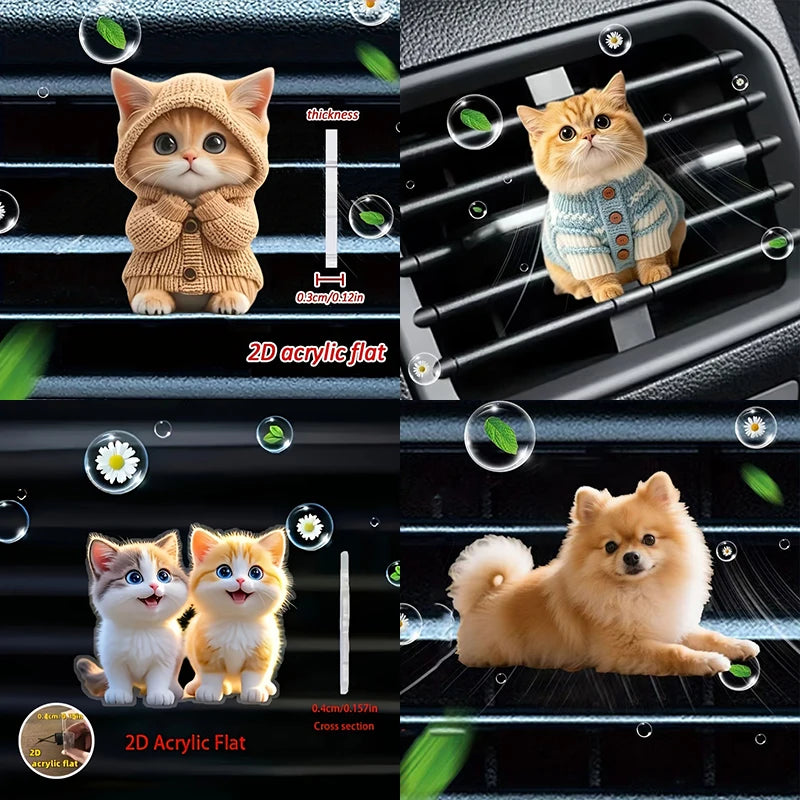 Car Interior Decoration Car Air Freshener Diffuser Car Air Outlet Perfume Clips Air Outlet Aroma Dif
