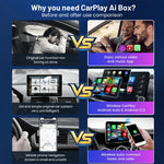 Carlinkit Ai Box Android 13 Led Wireless Android Auto & CarPlay Smart Tv Box QCM6225 lifestyle view