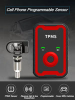 Programable TPMS Sensors 2 in 1 433MHz+315MHz | Tire Pressure Monitor System close-up view