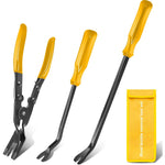 3Pcs Car Trim Removal Tool Kit, Panel Clip Remover Plier for Car Stereo Door Dash I additional angle