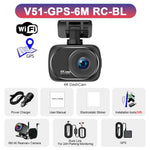 4K UHD Dash Cam | Dual Lens, GPS, WiFi, Night Vision & 4K Rear View Camera alternate view