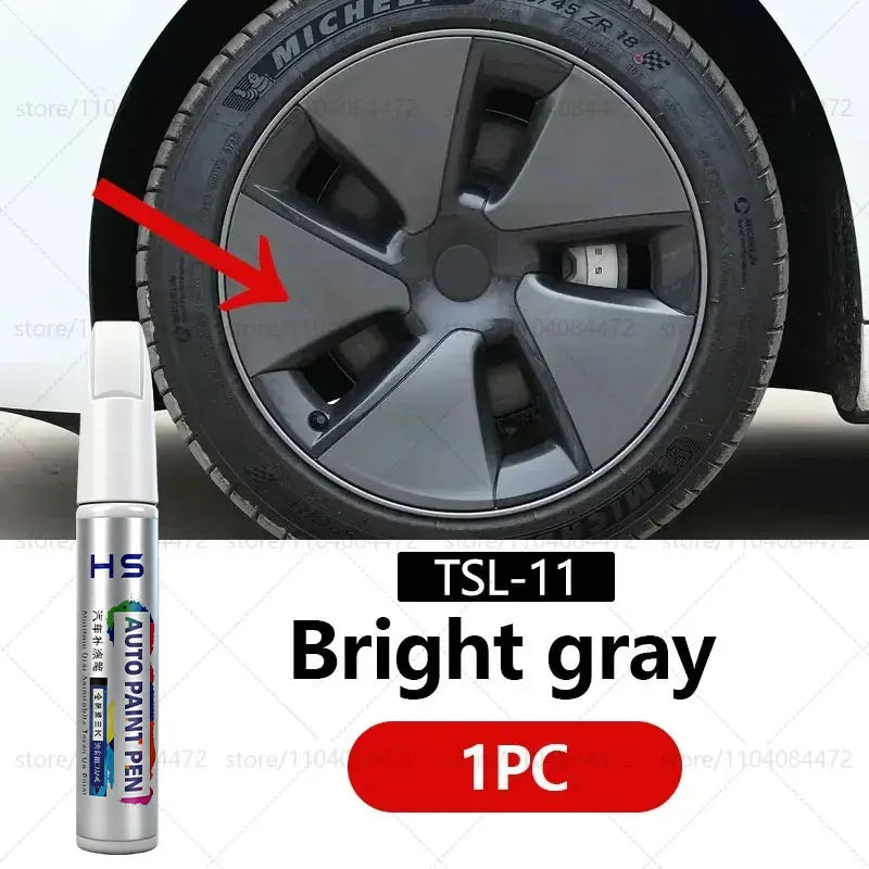 Tesla Model 3 Y X S Scratch Repair Paint Pen | Pearl White & Deepsea Blue Touch Up additional angle