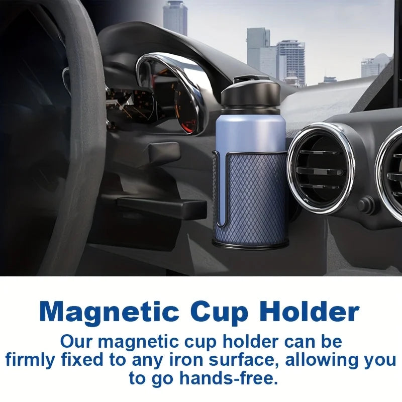 1 Pack Heavy-Duty Magnetic Car Cup Holder with N38 Super Magnet | Anti-Slip Vehicle C alternate view