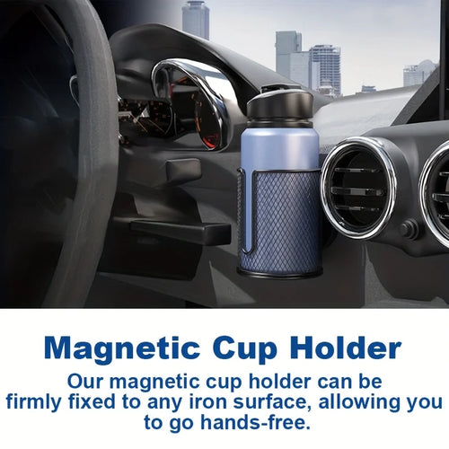1 Pack Heavy-Duty Magnetic Car Cup Holder with N38 Super Magnet | Anti-Slip Vehicle C alternate view