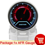 52mm Car Gauge Set Water Temp Boost Oil Pressure Voltmeter Tachometer | Universal 12V alternate view