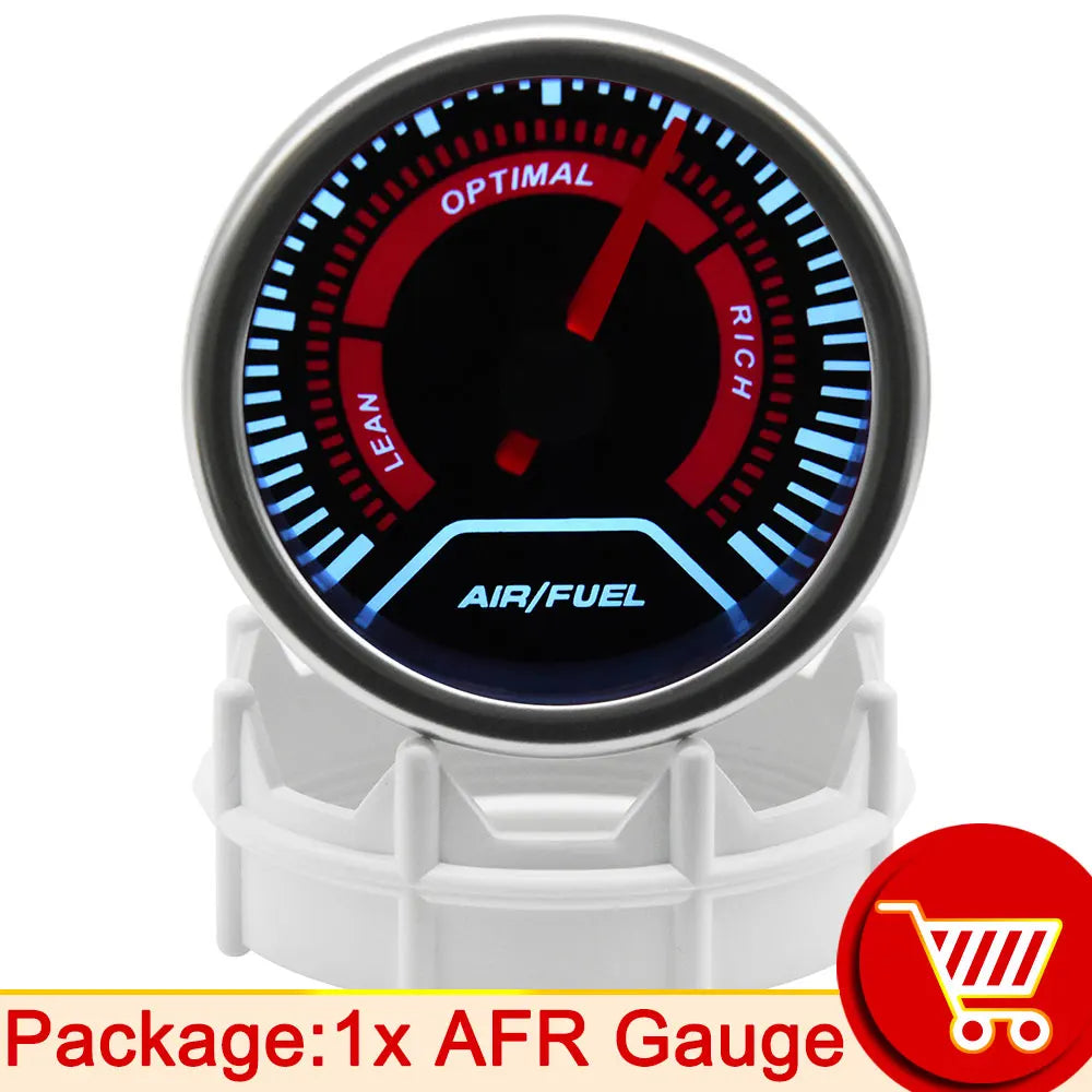 52mm Car Gauge Set Water Temp Boost Oil Pressure Voltmeter Tachometer | Universal 12V alternate view