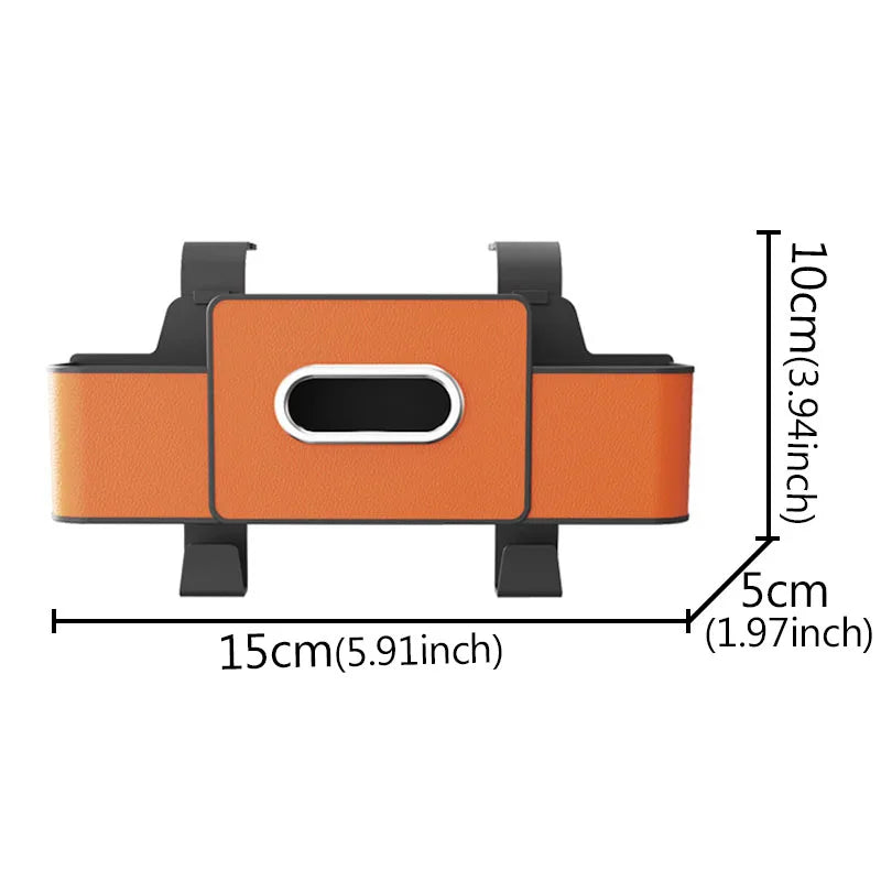 Car Hanging Storage Organizer Box With Cup Holder detail view