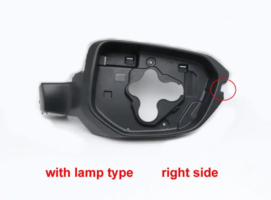 For Honda Civic 10th 2016 2017 2018-2021 Car Accessories Door Wing Mirrors Holder Rearview Mirror Trim Ring Housing Frame 1PCS