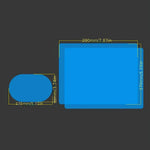 4pcs Car Rearview Mirror Protective Film Side Windows Sticker, Anti Fog Glare Rainproof detail view