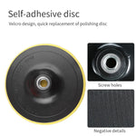 8Pcs 3/5/7 Inch Car Polishing Kit | Self-Adhesive Buffing and Waxing Pad Set with Dri lifestyle view