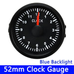 52mm Waterproof Clock Gauge 0-12 Hours | Red Blue White Backlight Hourmeter for Car T alternate view