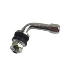 2Pcs 90/45 Degree Car Motorcycle Tire Valve Stems | Copper Extension Adapters additional angle
