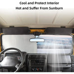 Custom Fit Windshield Sunshade for Jeep Wrangler TJ JK JKU JL JLU Gladiator JT 1996-2024 detail view