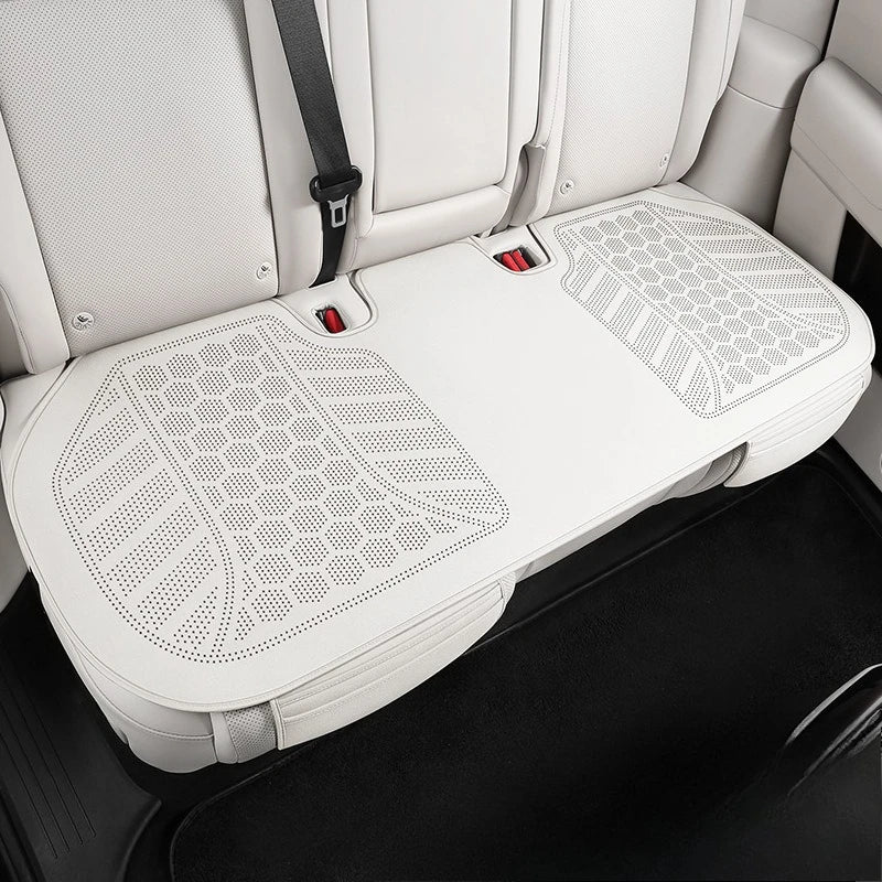 Auto Car Seat Cover Front/Back Cushion Comfortable Breathable Protector Mat Four Seaso close-up view