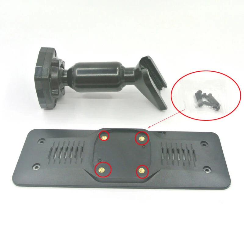 Car Interior Rear View Mirror Back Plate Panel Bracket For Car DVR Metal Bracket Car R close-up view