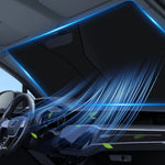 Car Front Window Sunshade Cover | Foldable UV Protection Auto Sun Shade detail view
