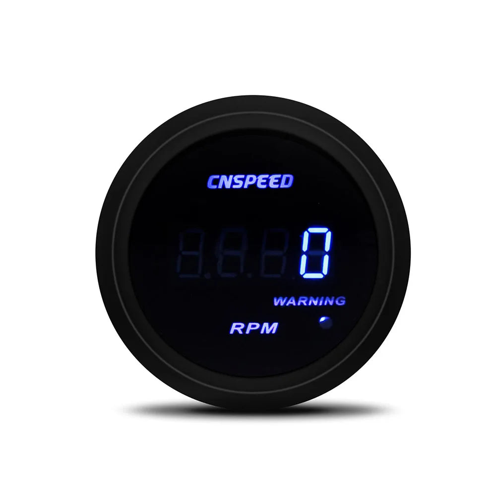 CNSPEED 52mm 6-in-1 Car Gauge Set | Digital Turbo Boost Oil Pressure Water Temp Vol additional angle