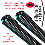 Adohon Hybrid Wiper Blades for Land Rover Discovery 3 4 LR3 LR4 L319 2004-2016 | Front Windshield Ca