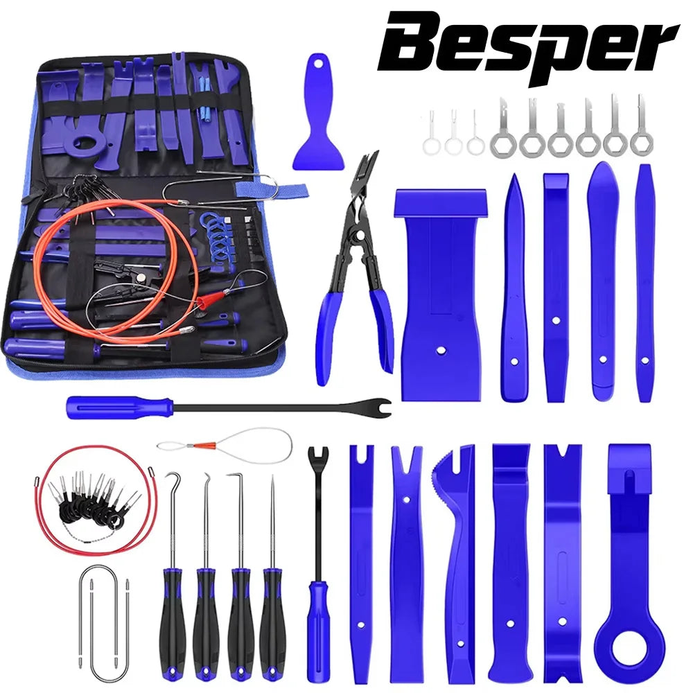 43pcs Hand Tool Set Pry Disassembly Tool Interior Door Clip Panel Trim Dashboard Removal Tool Kit Au