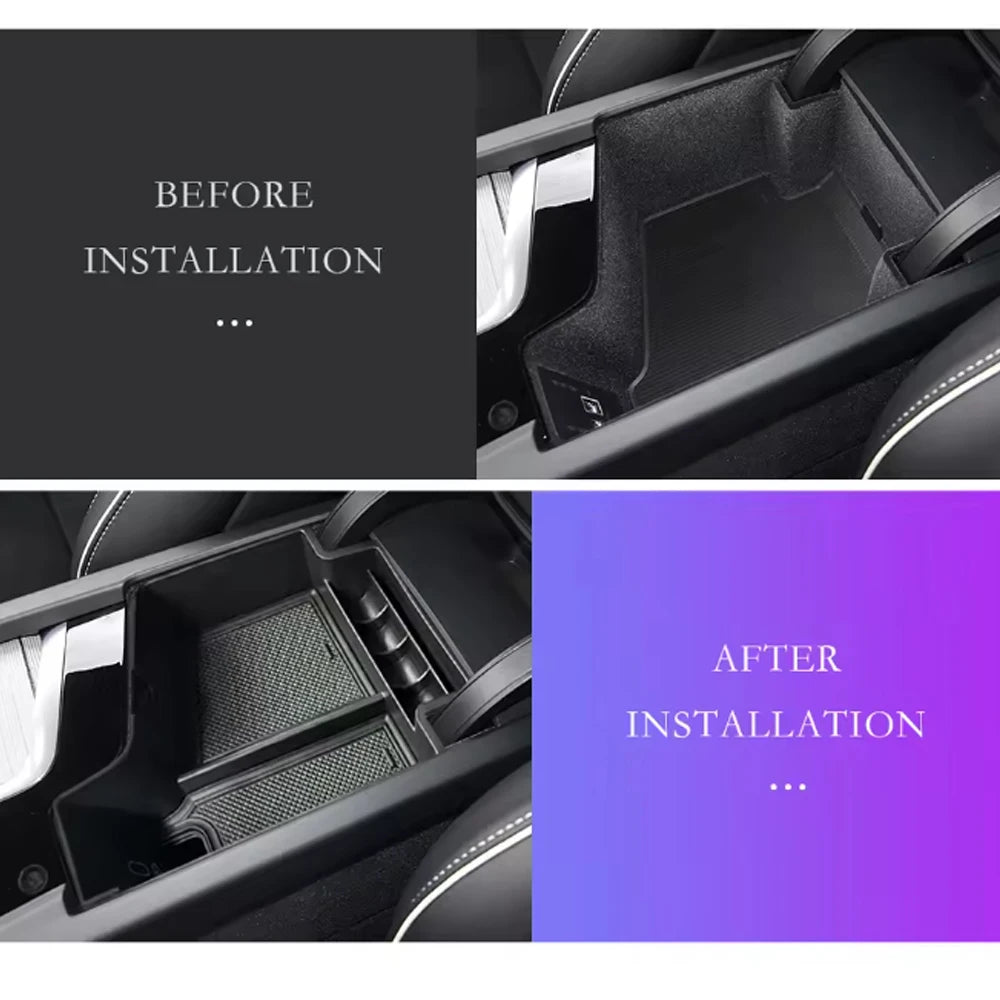 For Volvo XC60 XC90 S90 S60 V60 V90 2017-2022 Car Center Console Armrest Box Storage Tray Holder Organizer Container Accessories
