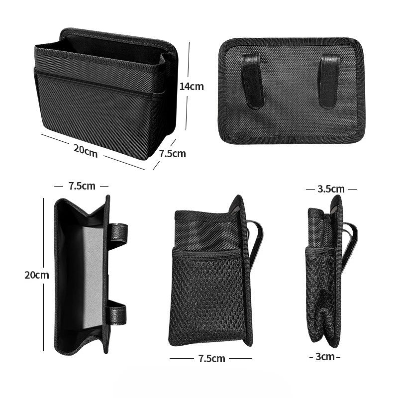 Car Door Trash Can Hanging Garbage Bin for Back Seat alternate view