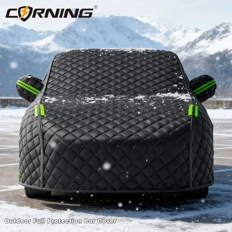 All Season Thickened Car Cover | Anti Hail, Waterproof, Snowproof Outdoor Protector f lifestyle view