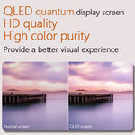 Dual Screen Android Car Radio For Audi Q7 4L 2005-2015 | Dashboard LCD Digital Instrum close-up view