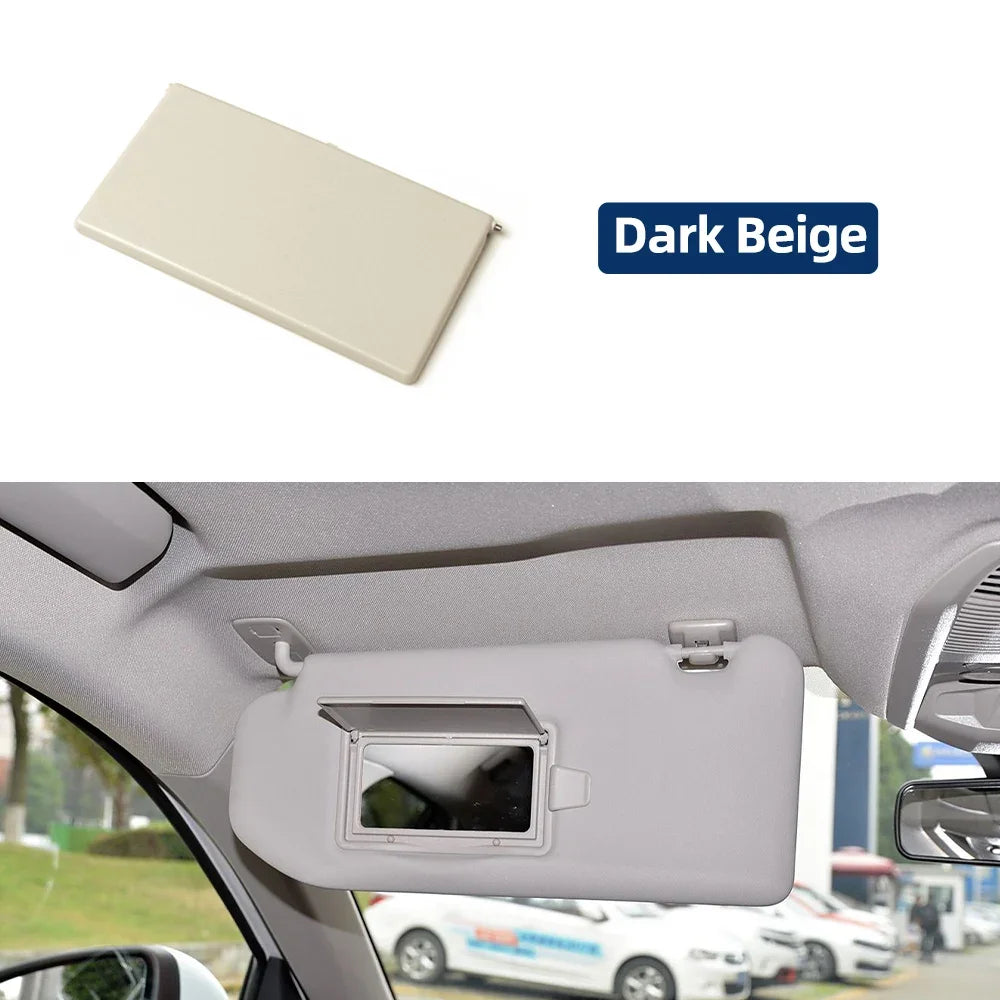 Car  Vanity Mirror Cover Car Sun Visor Cover For Peugeot 408 508 308S  4008 3008  Citroen C4L  C-Triomphe  C5 Aircross C-Quatre