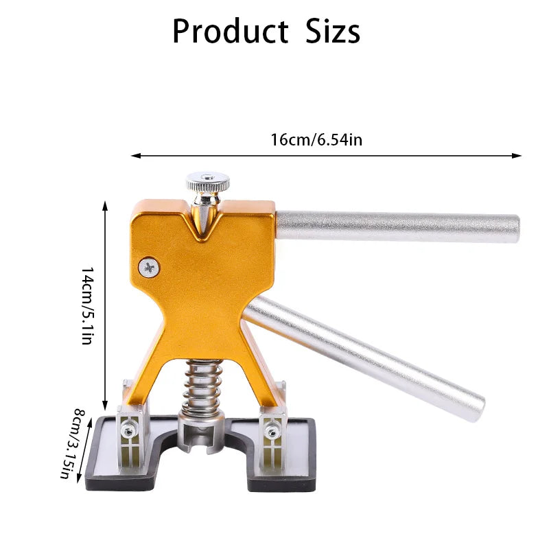 Car Body Sheet Metal Paintless Dent Plastic Puller Kit Auto Hail Pit Removal Repair T alternate view