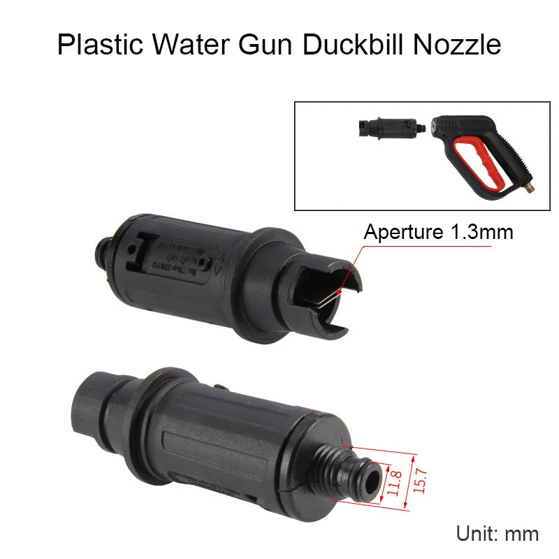 High Pressure Car Wash Spray Gun | Duckbill Cleaning Machine with Rotating Adjustable Sp detail view