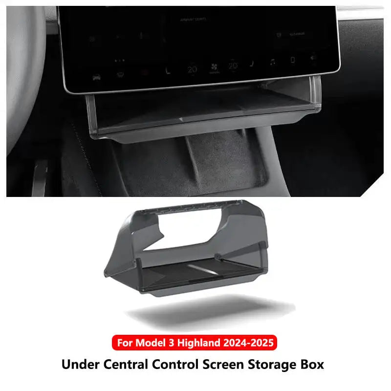 Center Console Screen Under Storage Box | For Tesla Model YL/3/Y Juniper 2019-2026 alternate view