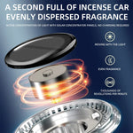 1pcs Solar Powered Car Interior Air Freshener Center Console Decoration Rotatable Aromatherapy Cologne Ocean Perfume