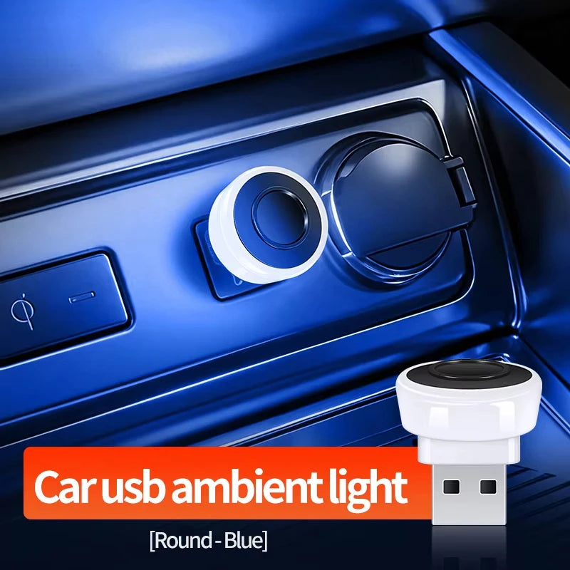 Car USB LED Ambient Light 5V Atmosphere Lamp alternate view