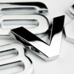TQQTQQ Car Decal Emblem Badge V6T V8T - 3D Premium Zinc Alloy Decal Sticker Decoratio lifestyle view