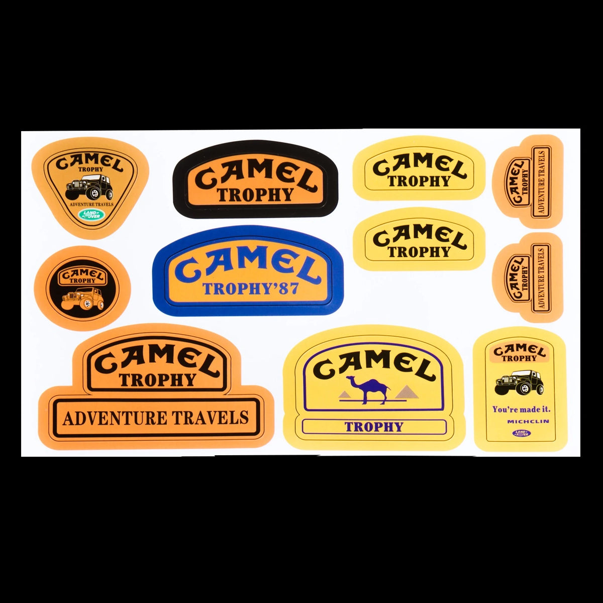 Camel Trophy Off-Road RC Car Stickers | 1/10 1/18 1/24 Scale detail view