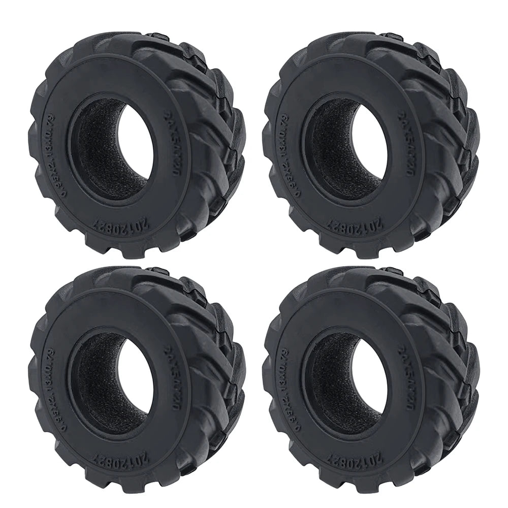 1.0 Inch Soft Rubber RC Crawler Tires 4Pcs for TRX-4M Axial SCX24 detail view