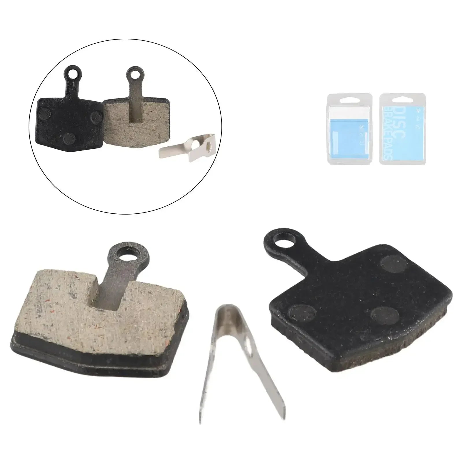 New Practical Disc Brake Pads Parts 1pair Brake Pads Compound Disc Fittings Metal+Resin Replacement Thickness 4mm