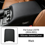 For Lexus LX570 16-21 Silicone Armrest Box Cover Soft Cushion Pad Anti-Slip Waterproo alternate view