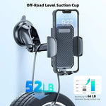 Car Phone Holder 360° Rotatable Windshield Suction Cup Air Vent Mount close-up view