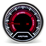 2" 52mm Universal 12V LED Smoke Lens Turbo Boost Gauge Meter | -1~0~2 BAR with Whit additional angle