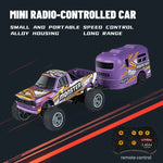 New RC Car MINI Alloy 1/64 Remote Control Car Convenient to Carry 60 Minutes of Wor additional angle