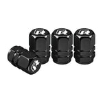 4Pcs Metal Car Tire Valve Caps for VW Models | Dust-Proof Tire Stem Covers detail view
