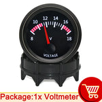52mm Car Gauge Set | Water Temp Oil Temp Voltmeter Oil Pressure Boost Gauge alternate view