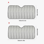 Car Windshield Sun Shade Aluminum Foil UV Protection Foldable additional angle